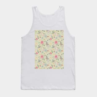 Summer Floral Pattern Tank Top